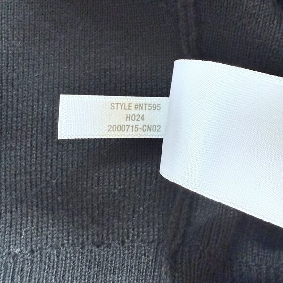 NWT Madewell Merino Wool Ruffle Mock Neck Sweater in Black Size XS - Picture 12 of 15